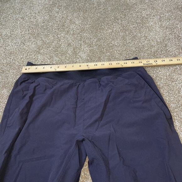 Lululemon men’s jogger pants pull on black nylon elastic waist pockets SZ XL - Picture 7 of 9